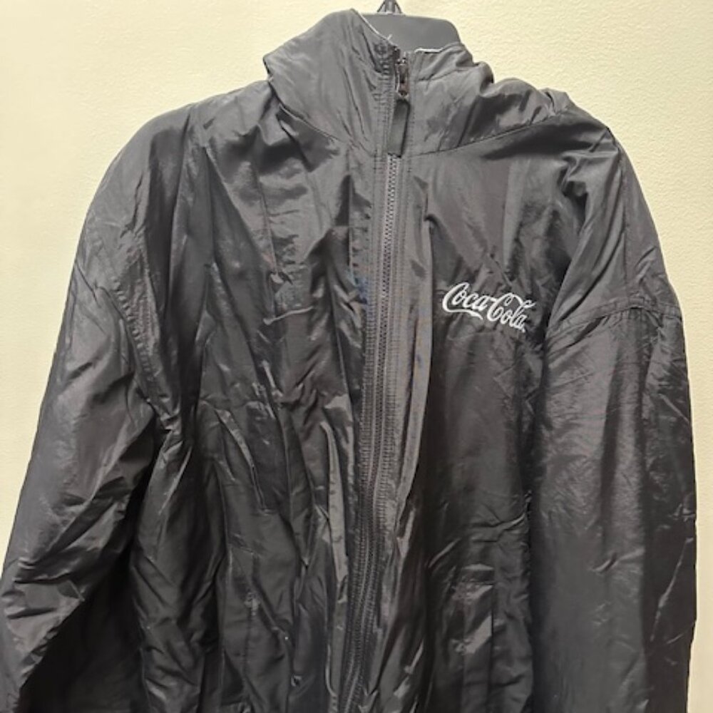 Coca-Cola hooded lined jacket